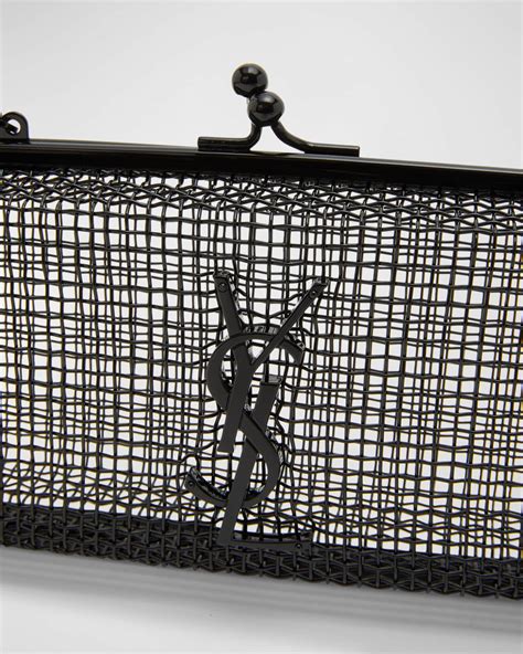 Saint Laurent YSL Monogram Evening Cage Crossbody Bag in .